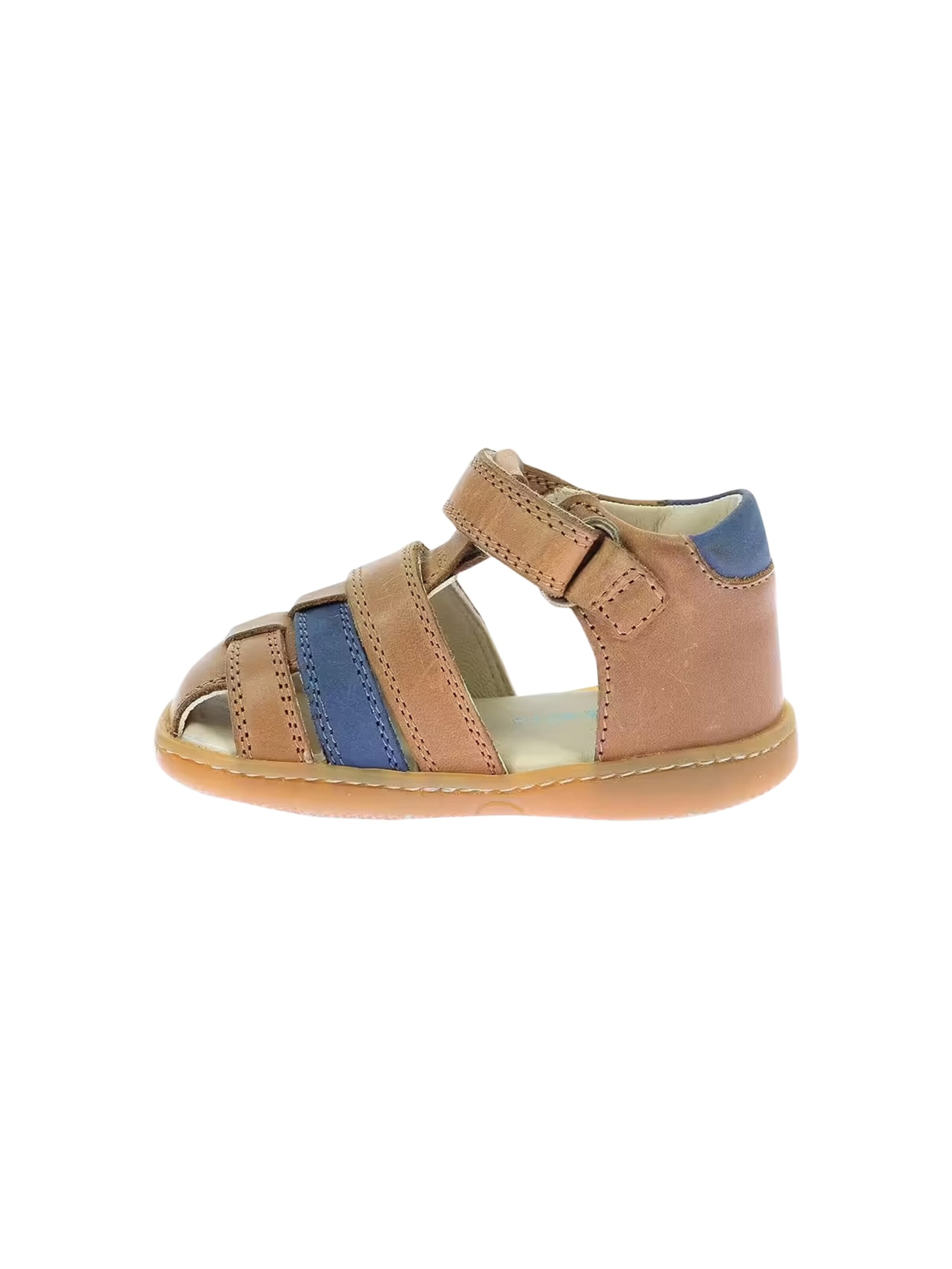 Kickers Open schoenen 'Kick Pod Ledersandalen für Kinder' in Bruin: voorkant