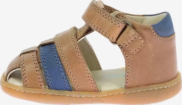 Kickers Open schoenen 'Kick Pod Ledersandalen für Kinder' in Bruin: voorkant