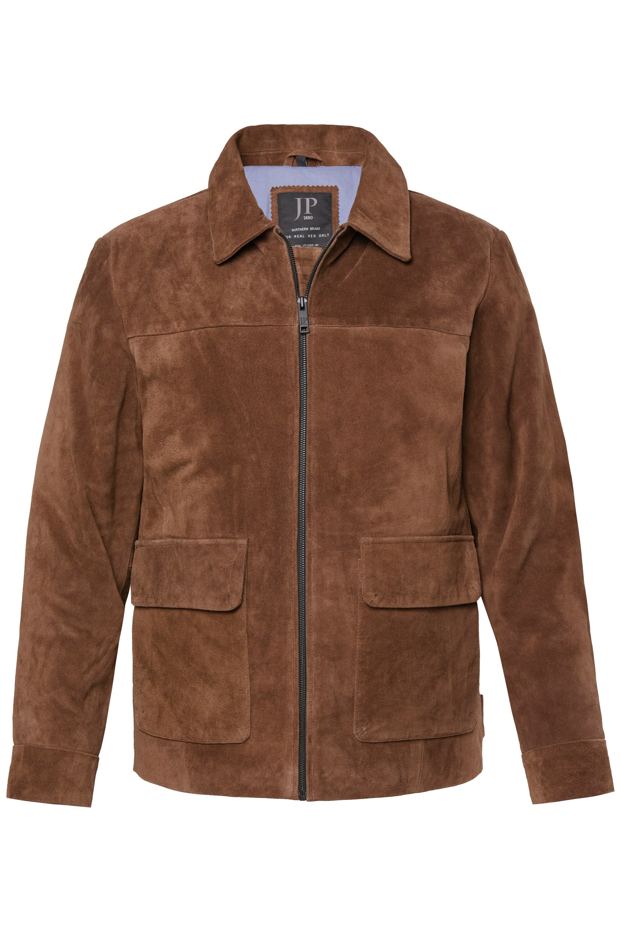 JP1880 Tussenjas in Bruin: voorkant