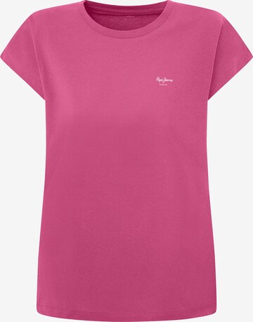 Pepe Jeans Koszulka 'LORY' w kolorze różowy: przód