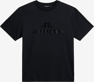 J.Lindeberg Shirt 'Parcy' in Zwart: voorkant