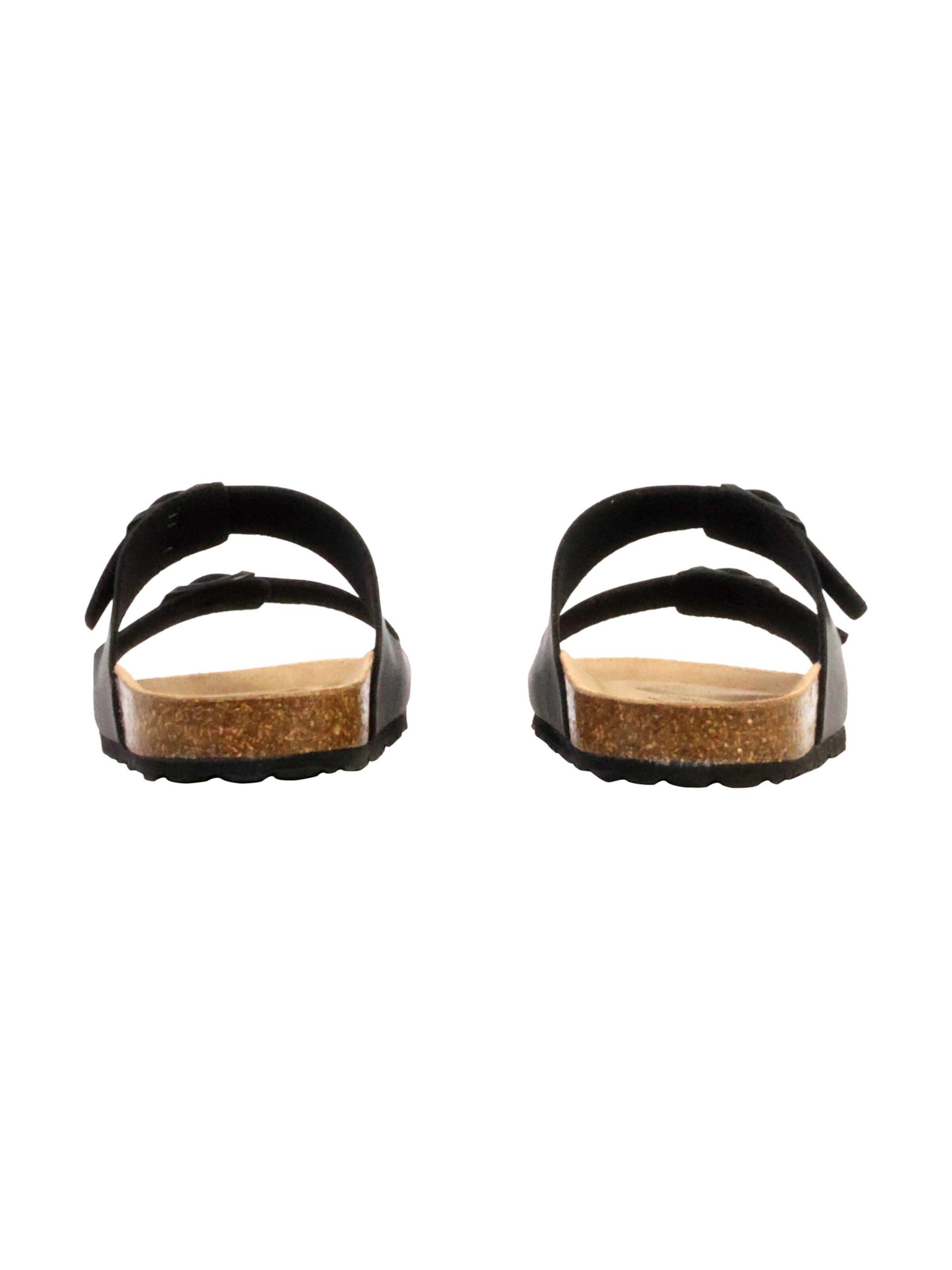 Mule 'Noga Mistral Edge Leder-Pantoletten' The Divine Factory en noir