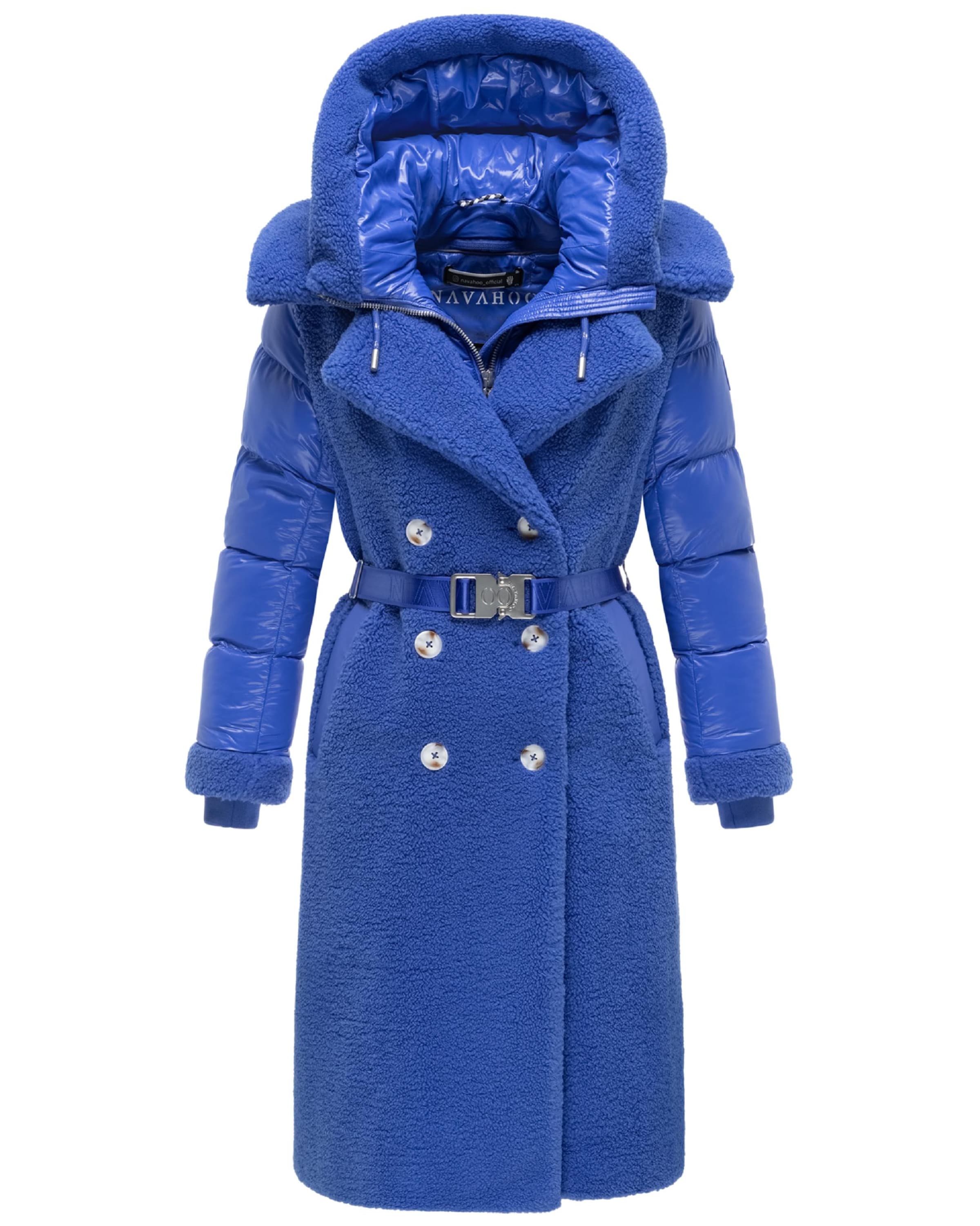 NAVAHOO Winter coat in Blue: front