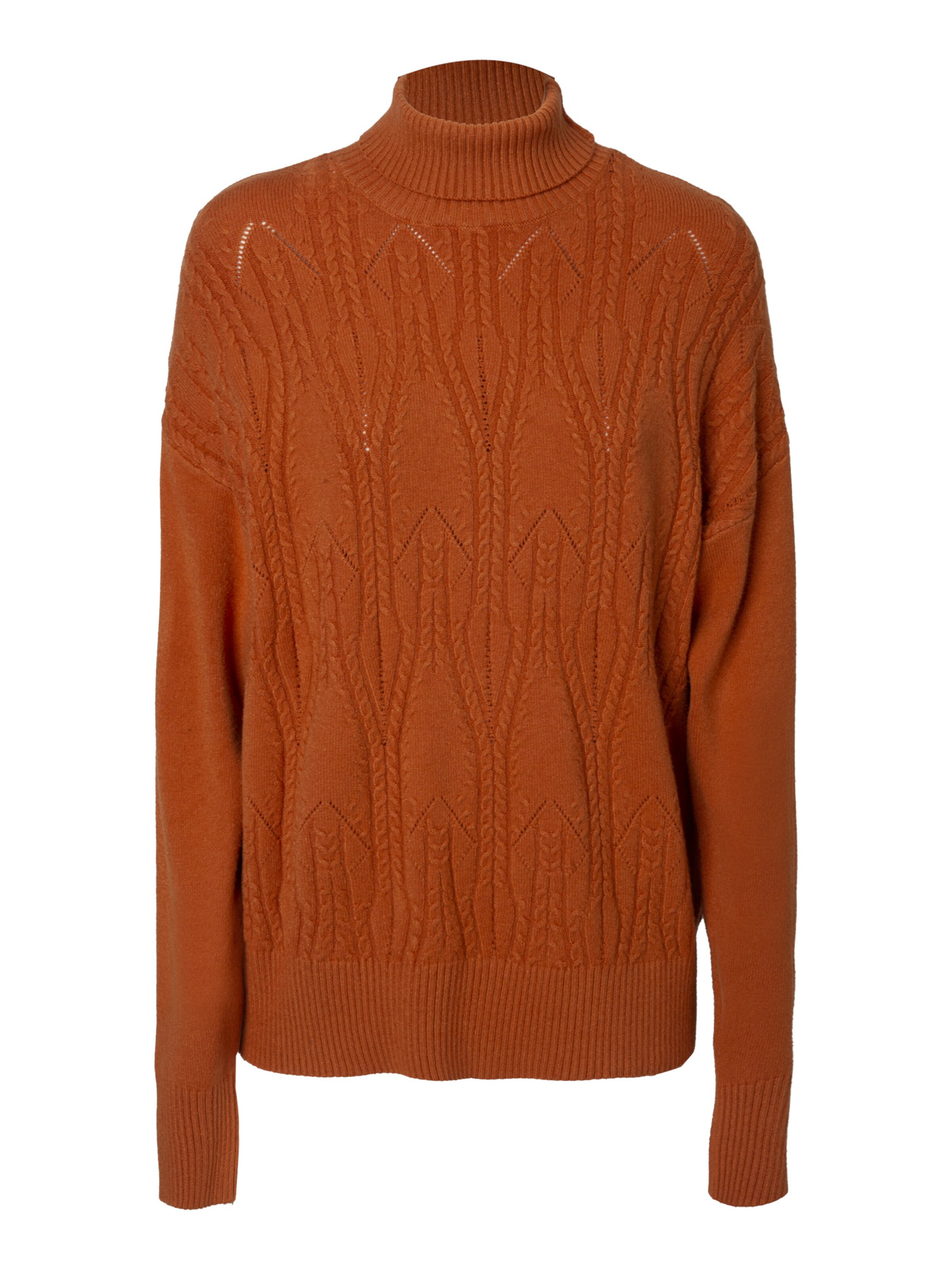 Influencer Sweater in Orange: front