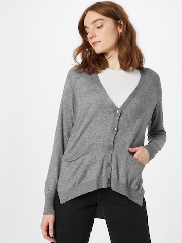 Cardigan UNITED COLORS OF BENETTON en gris : devant