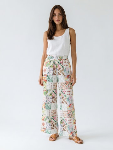 Introvertie VIENNA Wide Leg Hose 'Johnny Palazzo Silk Pants'‌‌‌‌‌ in Mischfarben