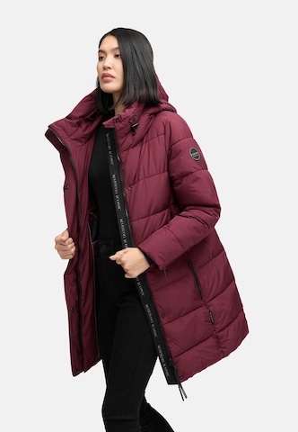 MARIKOO Winter coat 'Karumikoo XVI' in Red