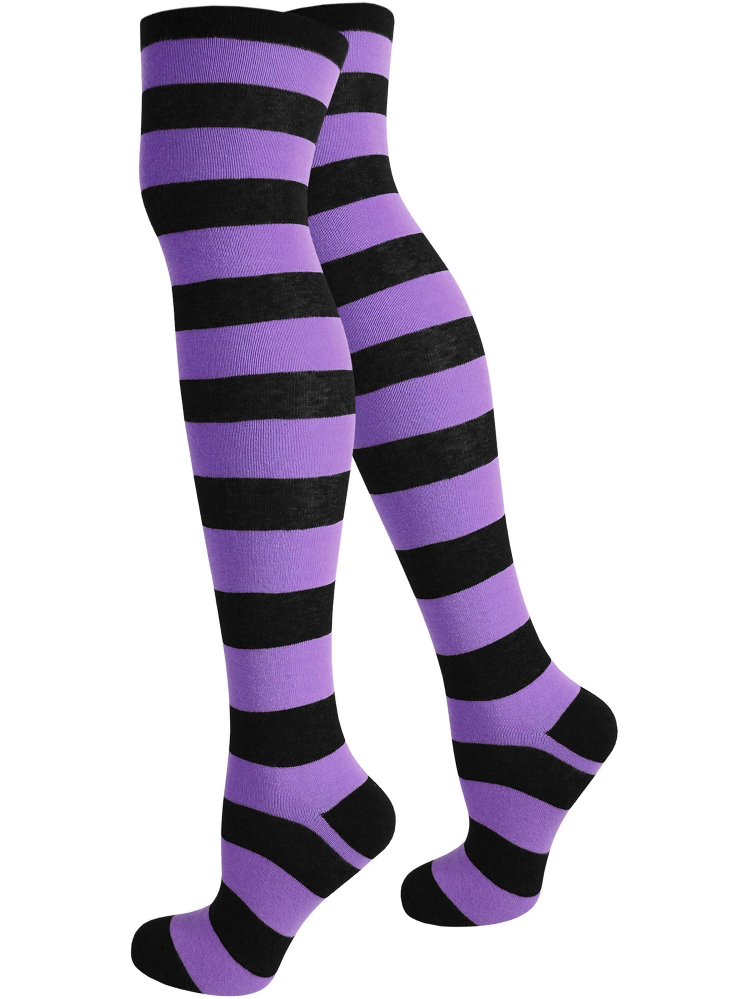 normani Overknee socks in Black: front