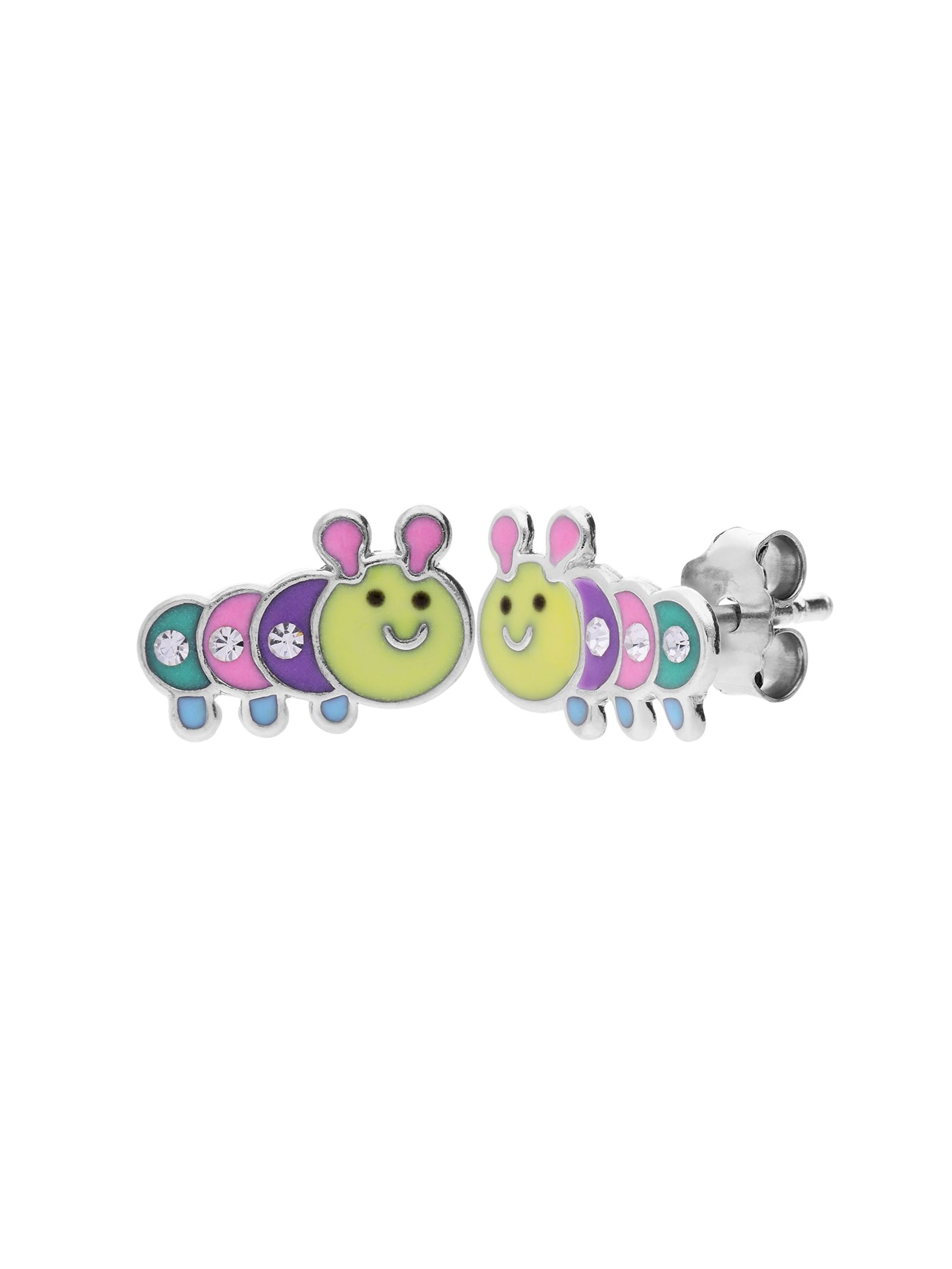 Lucardi Boucles d'oreilles en Onesize en argent, Vue avec produit
