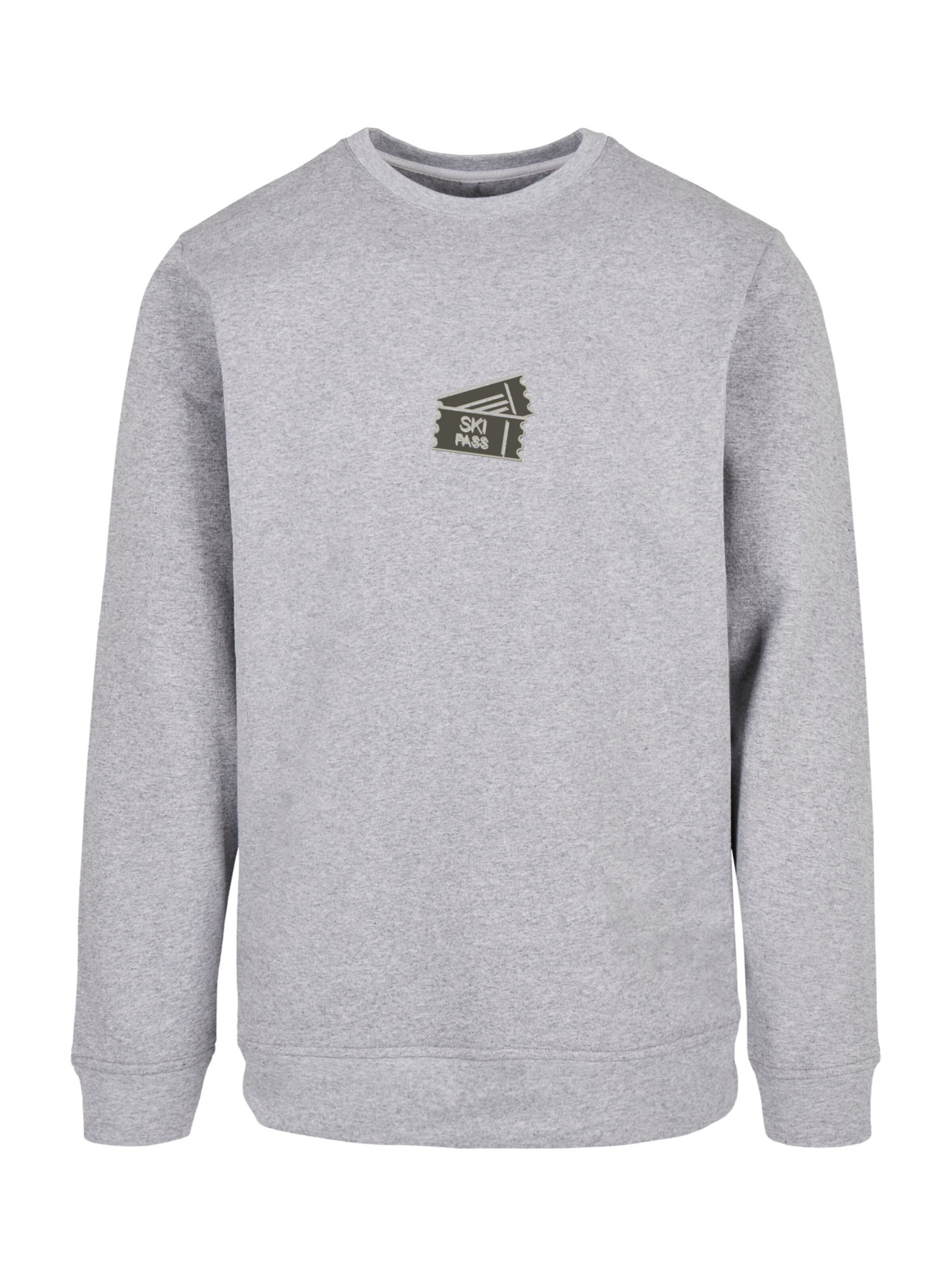 F4NT4STIC Sweatshirt in Grijs: voorkant