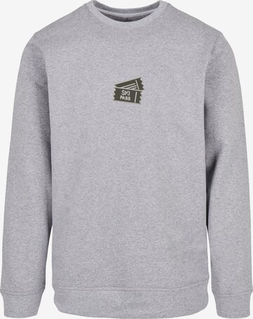 F4NT4STIC Sweatshirt in Grijs: voorkant