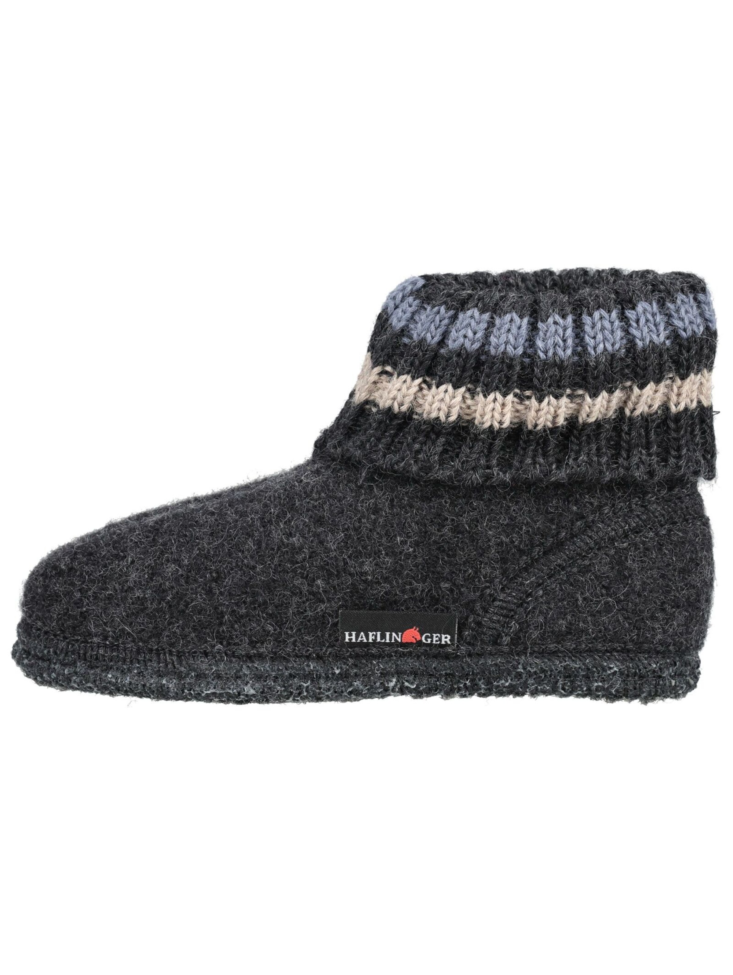 Pantoufle HAFLINGER en gris