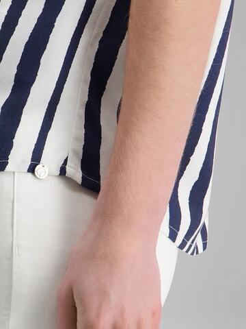 TIMEZONE Oversized Shirt 'Casual' in Blue