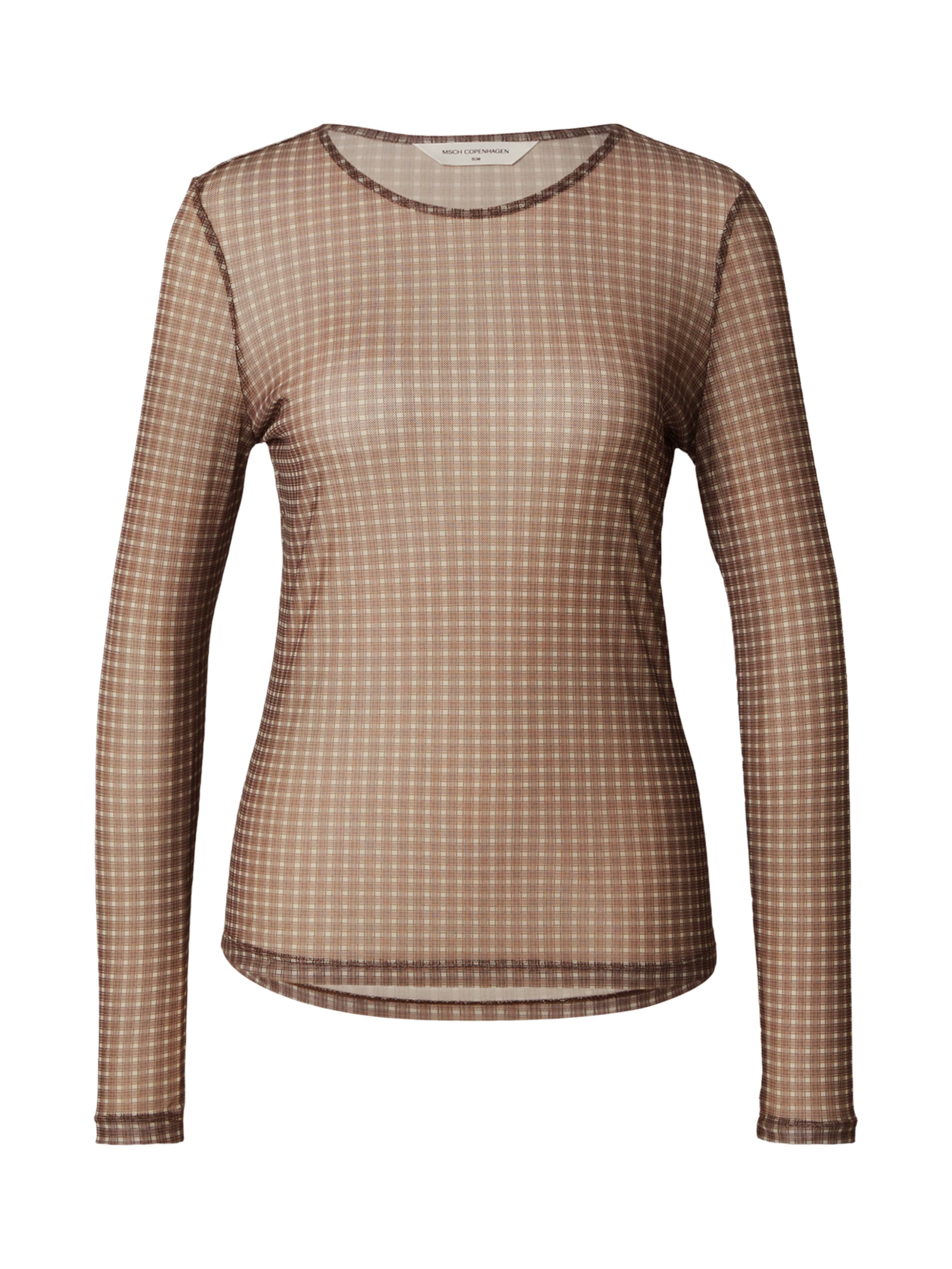 MSCH COPENHAGEN - Camiseta 'Janie Illenora' en marrón: frente