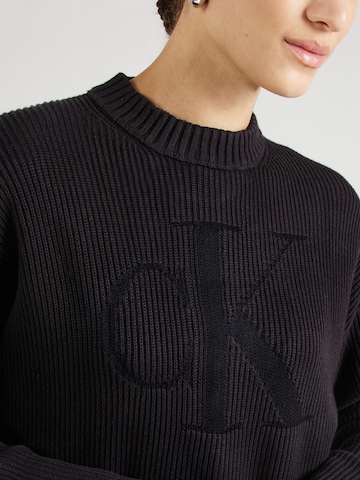 Calvin Klein Jeans Pullover in Schwarz