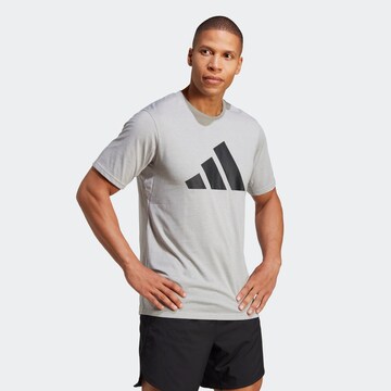 ADIDAS PERFORMANCE Funktionsshirt 'Train Essentials Feelready' in Grau: predná strana