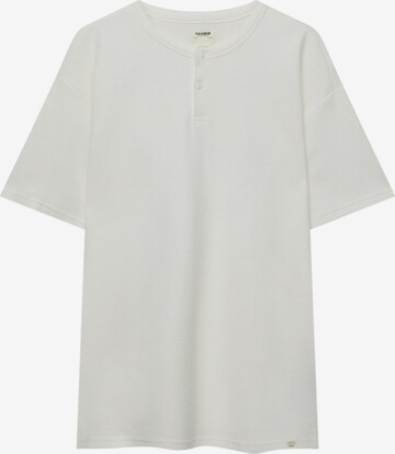 Pull&Bear Shirt in Wit: voorkant