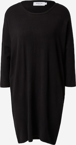 MSCH COPENHAGEN - Vestido de malha 'Rachelle' em preto: frente