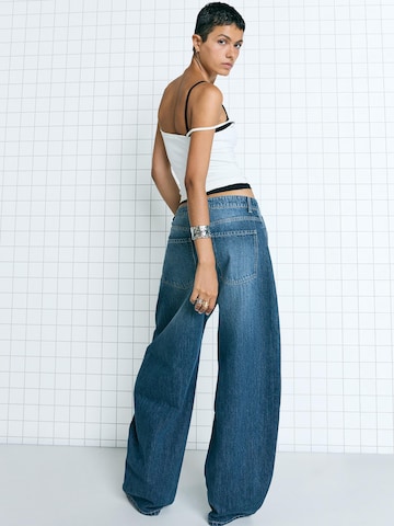 Bershka Baggy Jeans i blå