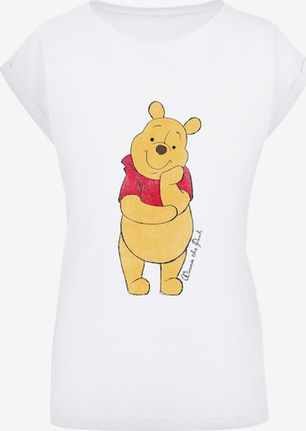 F4NT4STIC Shirt 'Disney Winnie The Pooh Classic' in White: front