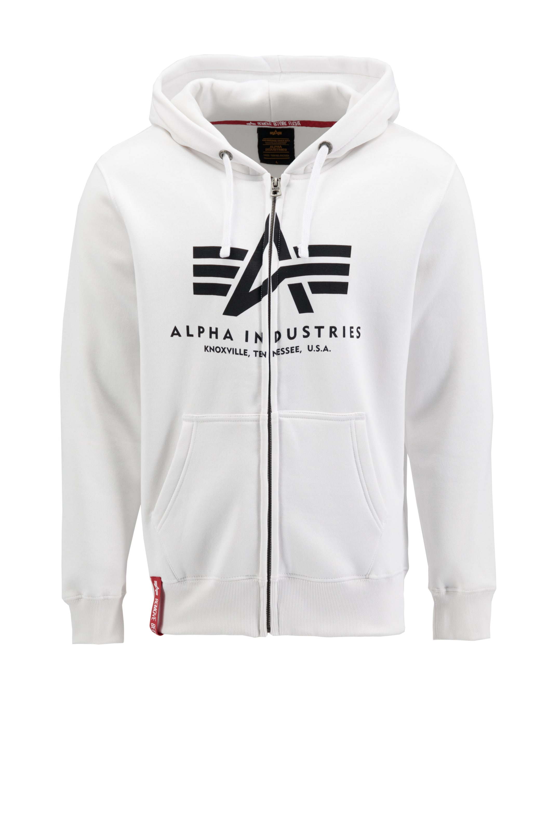 ALPHA INDUSTRIES Collegepaita värissä valkoinen: etupuoli
