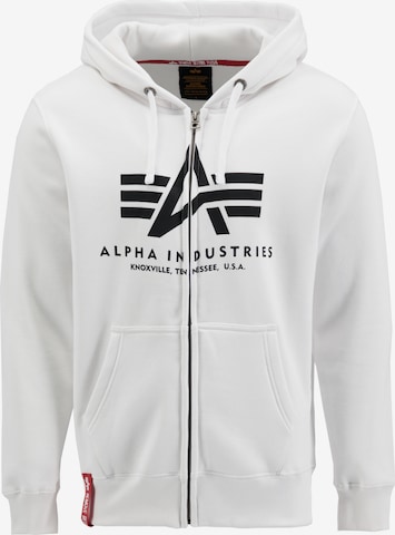 ALPHA INDUSTRIES Collegetakki värissä valkoinen: edessä