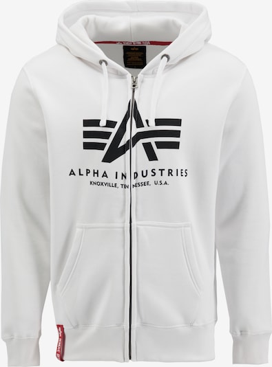 ALPHA INDUSTRIES Collegetakki värissä musta / valkoinen, Tuotenäkymä
