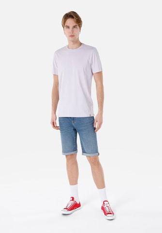 Colin's Shirt in Lila: voorkant