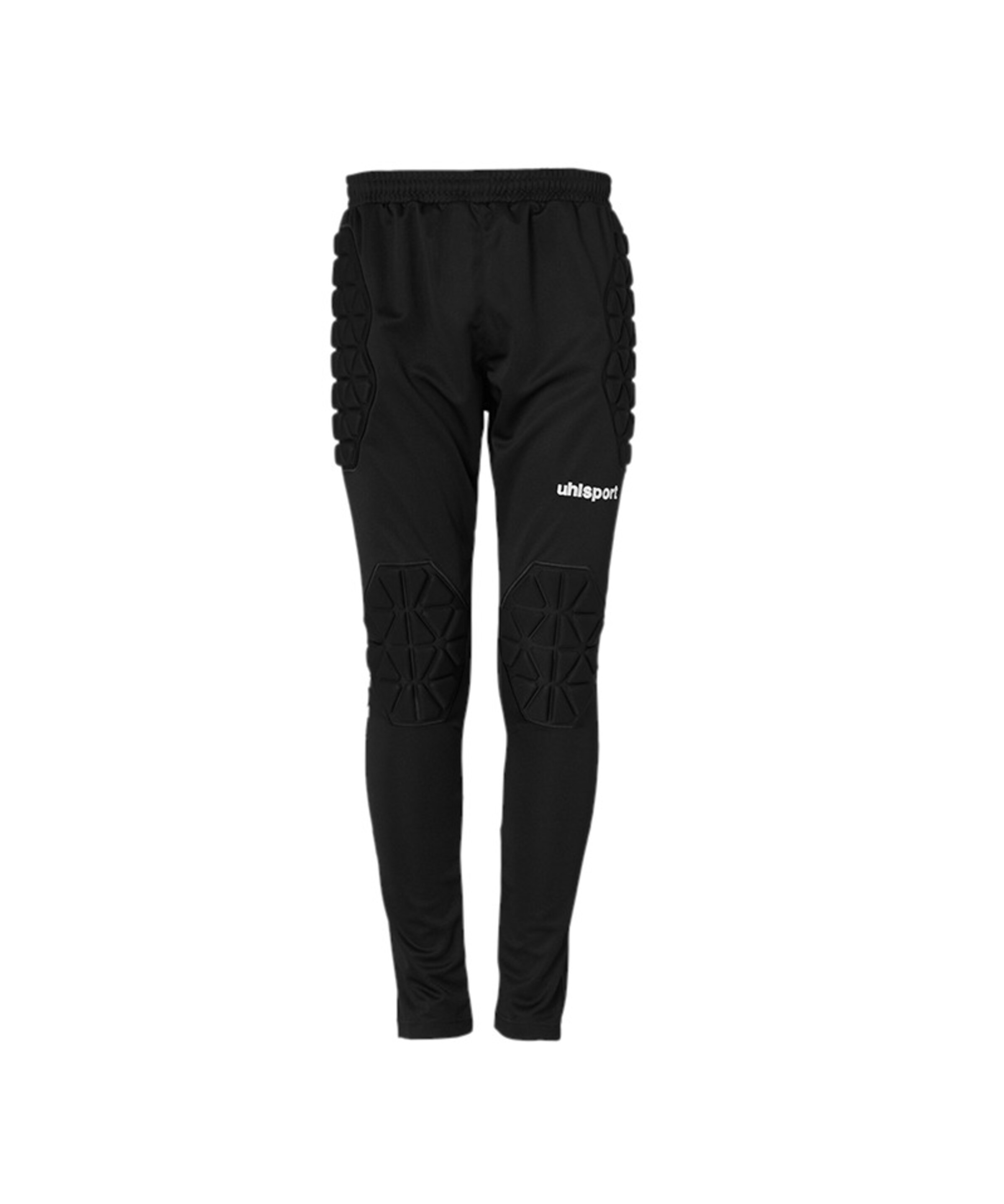 UHLSPORT Tapered Workout Pants 'Essential' in Black: front