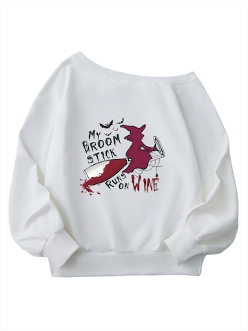 GORHEY Sweatshirt in White: front