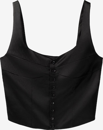 Camicia da donna di Bershka in nero: frontale