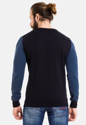 CIPO & BAXX Pullover in Blau