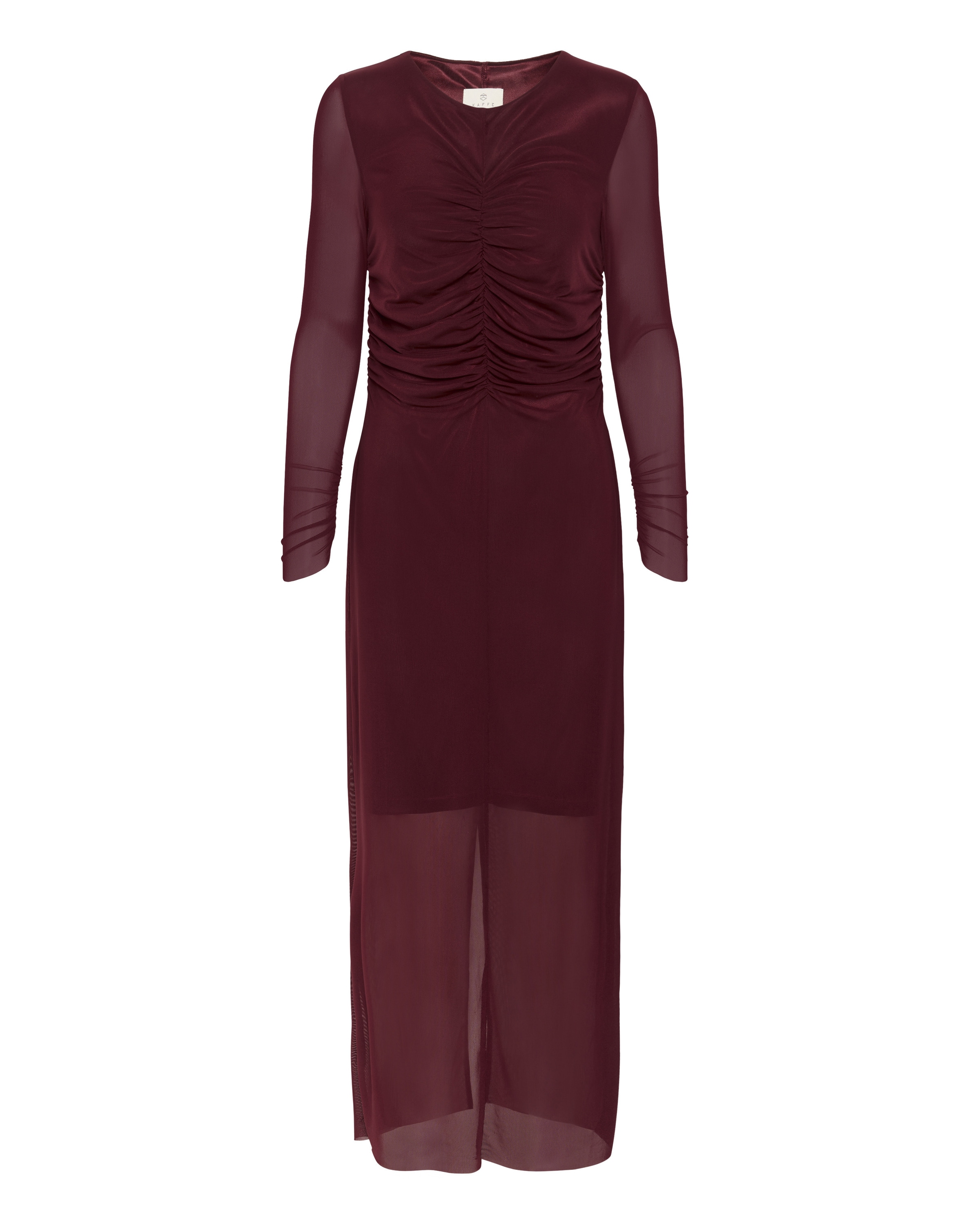 Kaffe Dress 'Chai' in Red: front
