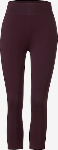 Skinny Leggings CECIL en rouge : devant