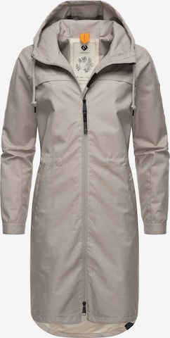 Ragwear Toiminnallinen pitkä takki 'Belinka' värissä beige: etupuoli
