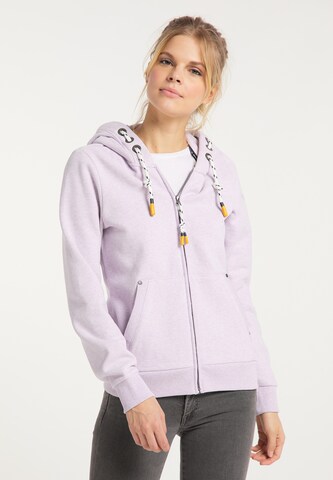 Schmuddelwedda Sweat jacket in Purple: front