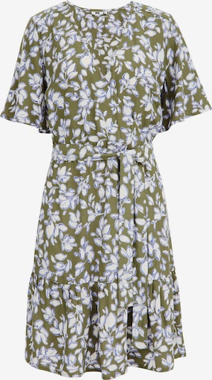 WE Fashion Šaty - modrosivá / olivová / biela, Produkt