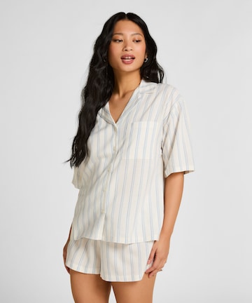 Hunkemöller Pajama shirt in White: front