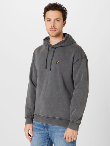 Sweat-shirt Lyle & Scott en gris : devant