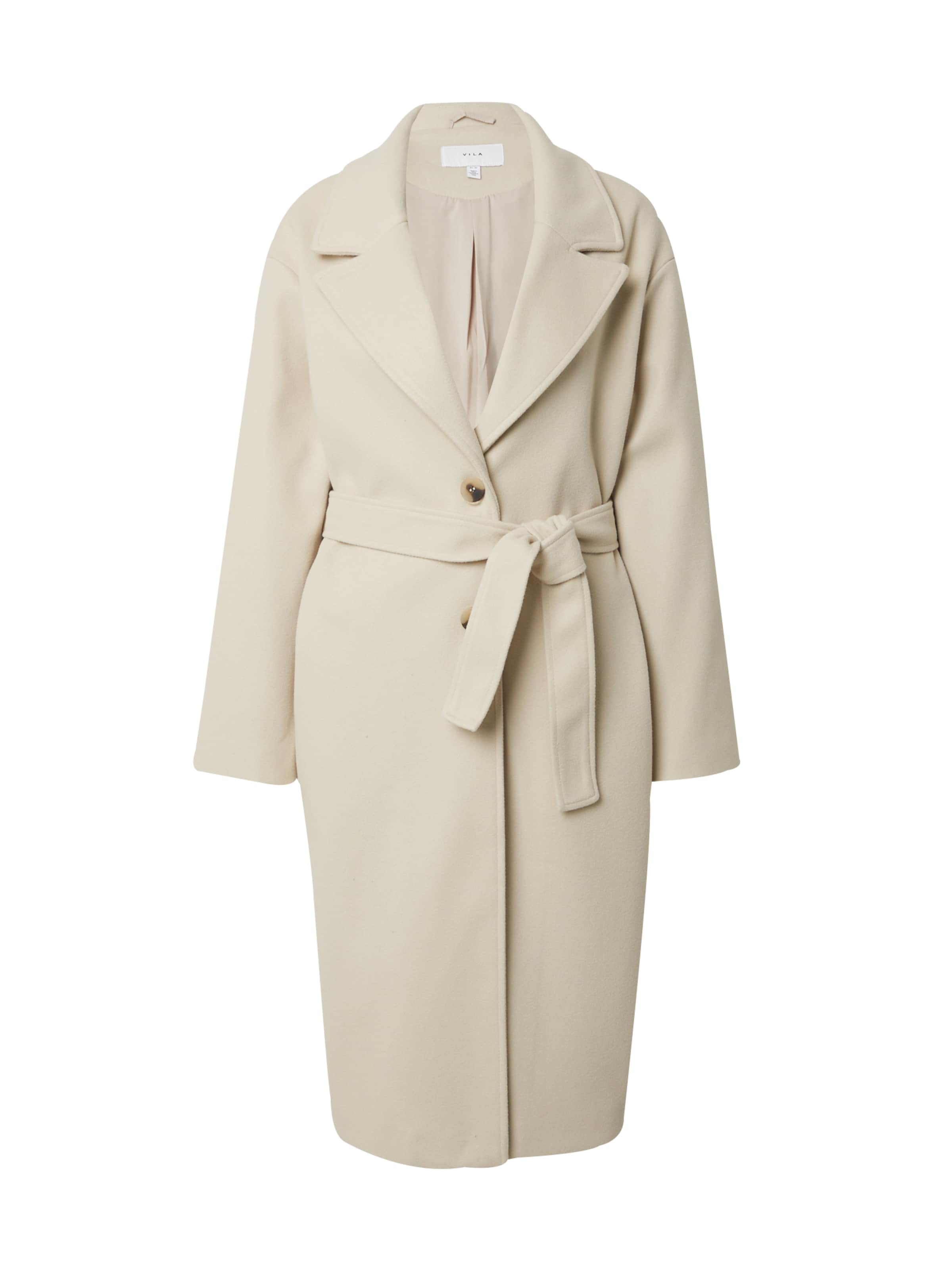 VILA Between-Seasons Coat 'VIPoko' in Grey: front