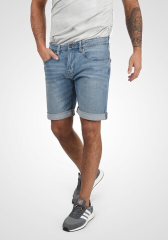 INDICODE JEANS Regular Jeansshorts 'Quentin' in Blau: predná strana