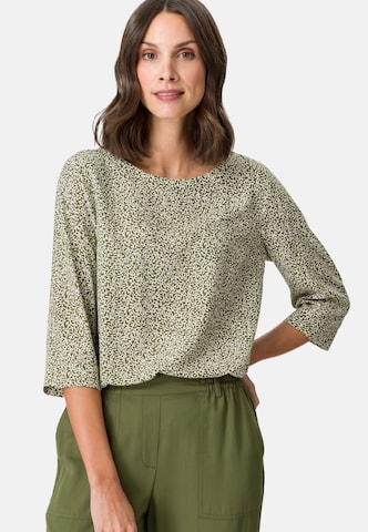 Camicia da donna di zero in verde: frontale