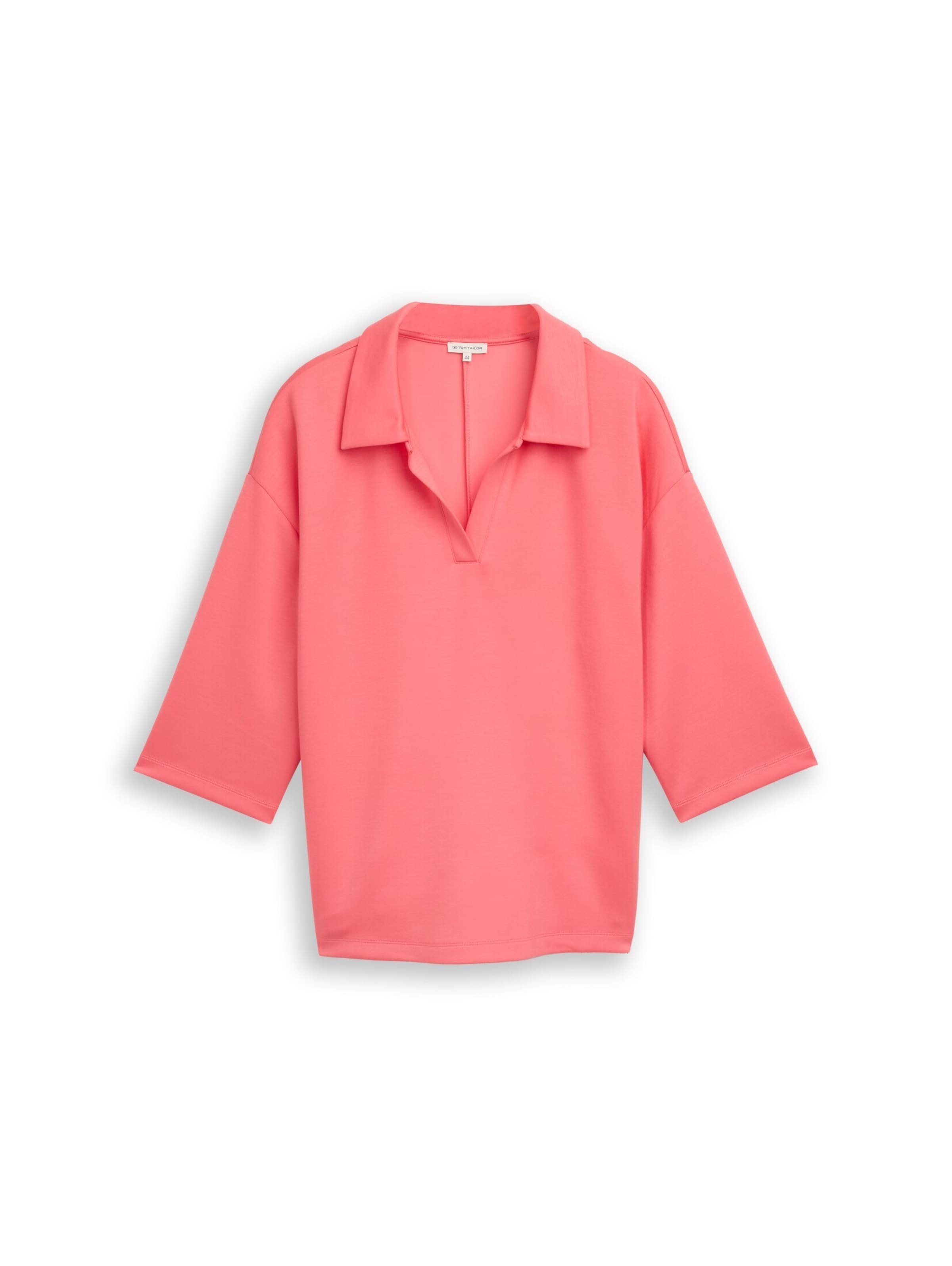 Tom Tailor Women + Shirt 'Scuba' in Pink: Vorderseite