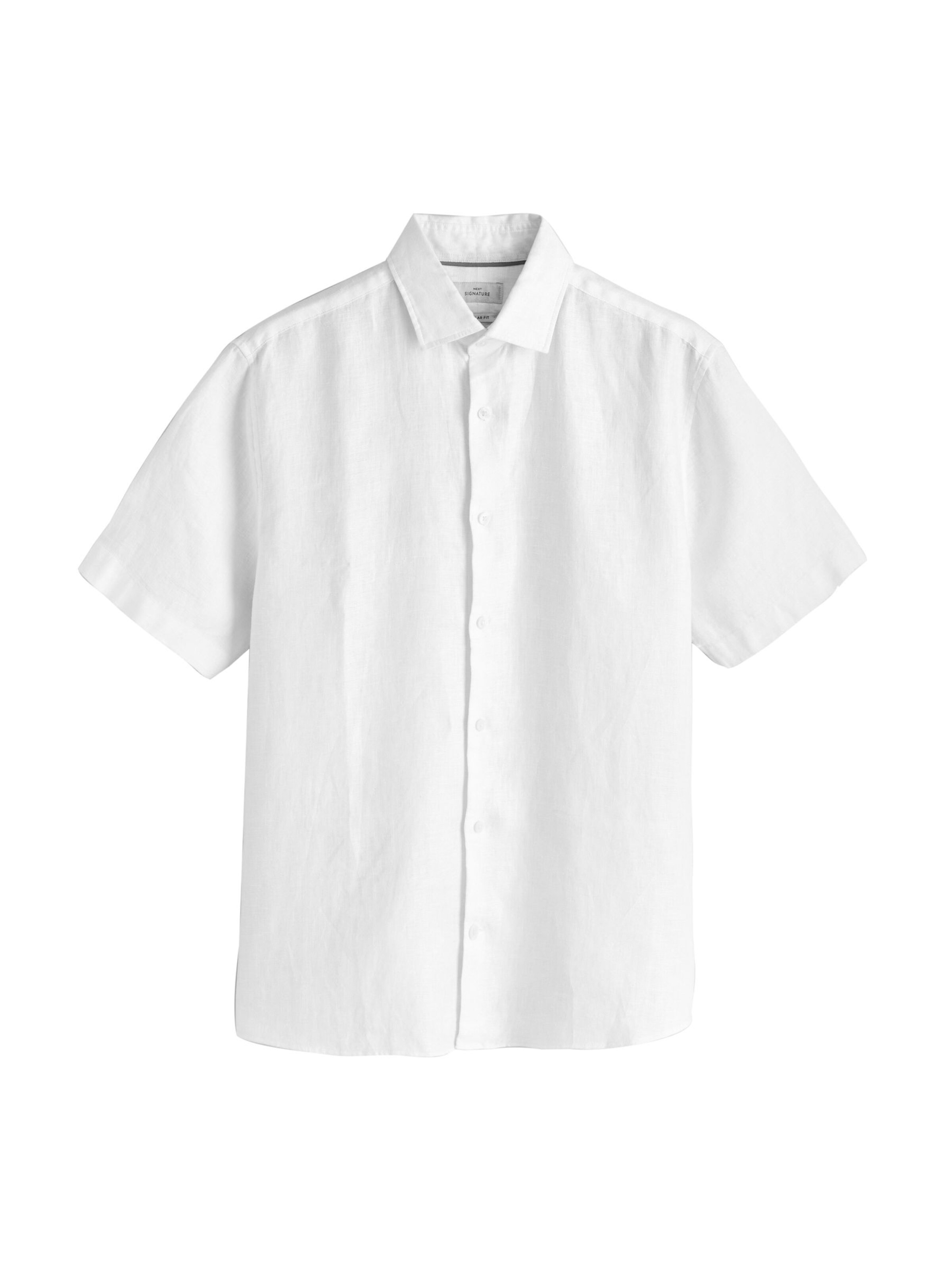 Next Regular Fit Hemd in Weiß: Vorderseite