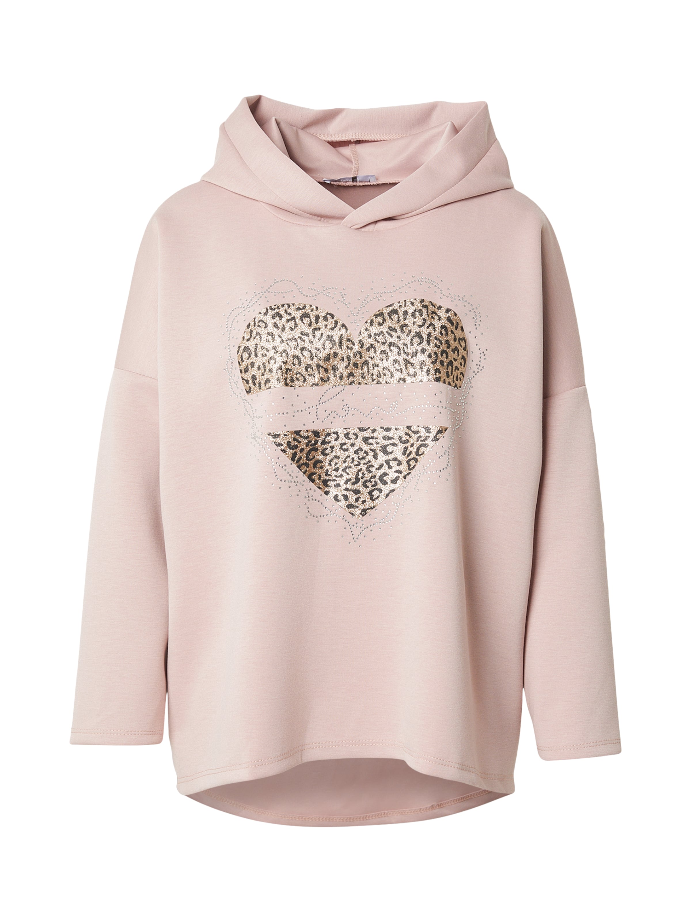 Hailys - Sweatshirt 'La44uri' em rosa: frente