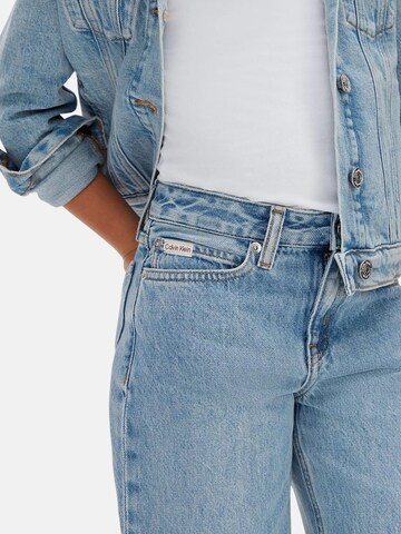 Calvin Klein Kids Szeroka nogawka Spodnie w kolorze niebieski
