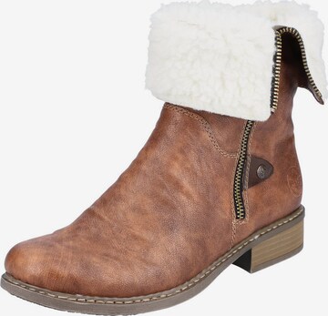 Rieker Ankle Boots 'Easton' in Brown: front