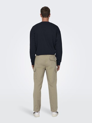 Only & Sons Loose fit Cargo Pants in Brown