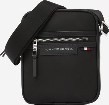 TOMMY HILFIGER Umhängetasche in Schwarz: predná strana