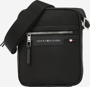 TOMMY HILFIGER Skuldertaske i sort: forside